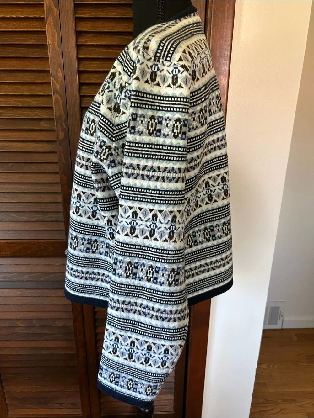 Fair Isle Stripe Cardigan